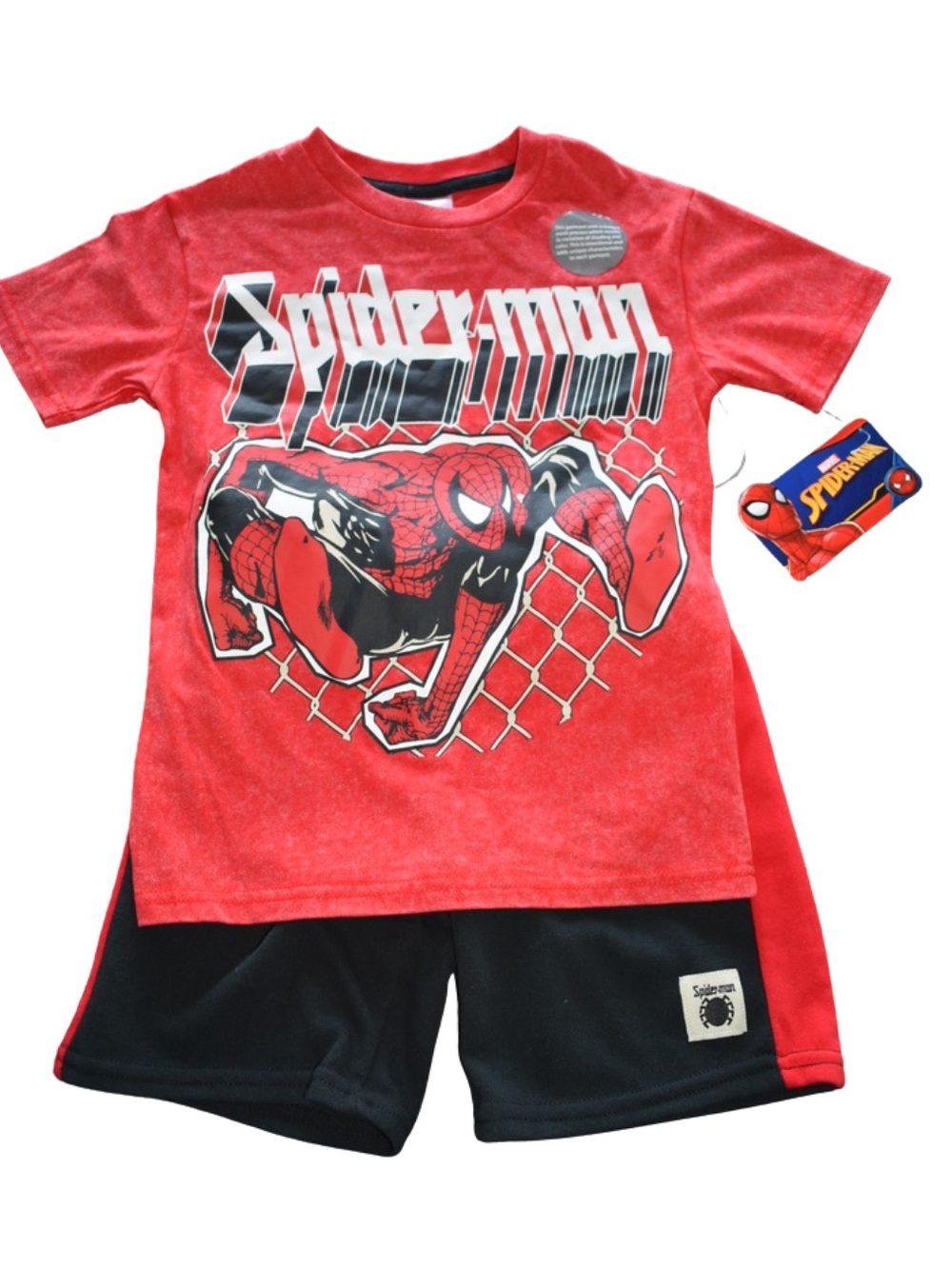 Marvel Red and Black Spider-Man Kids Matching Set